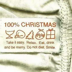 100% Christmas. Take it easy. Relax. Eat, drink and be merry. Do not diet. Smile