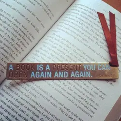 A book is a present you can open again and again