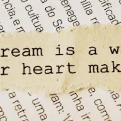 A dream is a wish your heart makes.
