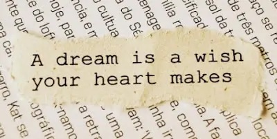 A dream is a wish your heart makes.