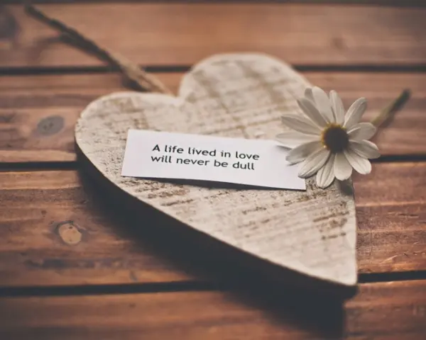 A life lived in love will never be dull.