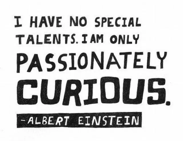I have no special talents. I am only passionately curious.