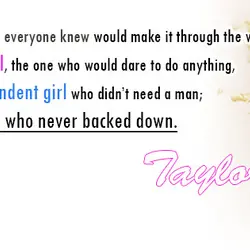Be that strong girl that everyone knew would make it through the worst, be that...
