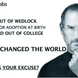 Born out of wedlock. Put up for adoption at birth. Dropped out of college. Then...
