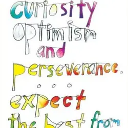 Cultivate curiosity, optimism and perseverance... expect the best from the universe