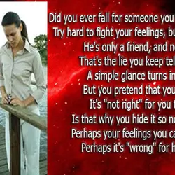 Did you ever fall for someone you know you shouldn't? Try hard to fight your...