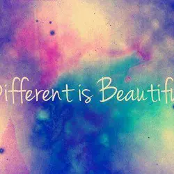 Different is beautiful.