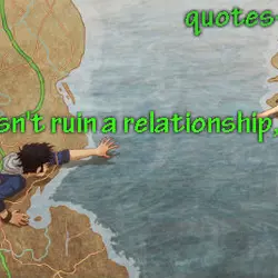 Distance doesn't ruin a relationship, doubts do