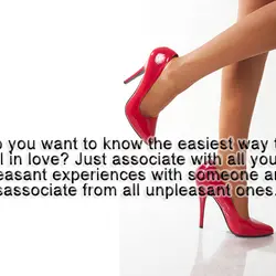 Do you want to know the easiest way to fall in love? Just associate with...