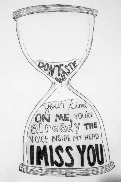 Don't waste your time on me, you're already the voice inside my head. I miss you.