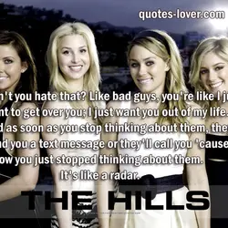 Don't you hate that? Like bad guys, you're like I just want to get over...