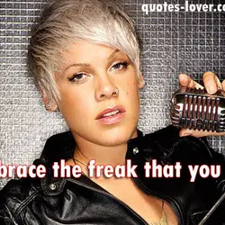 Embrace the freak that you are