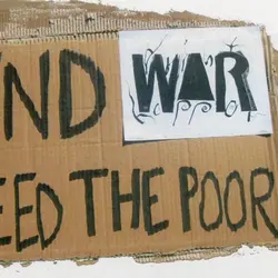 End war feed the poor.