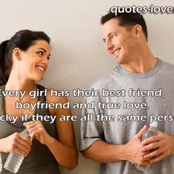Every girl has their best friend, boyfriend and true love. Lucky if they are all...