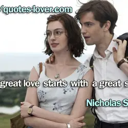 Every great love starts with a great story...