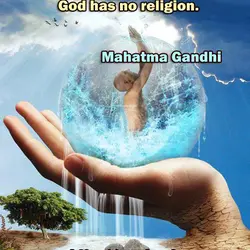God has no religion.