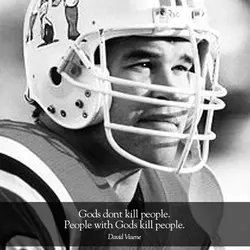 Gods don't kill people. People with Gods kill people.