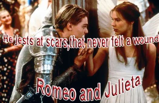 He jests at scars, that never felt a wound