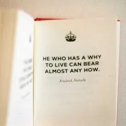 He who has a why to live can bear almost any how