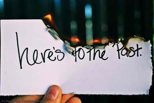 Here's to the past.