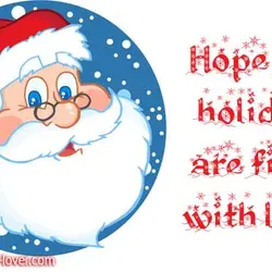 Hope your holidays are filled with love!