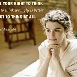 Reserve your right to think for even to think wrongly is better than not to...