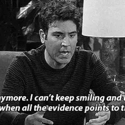 I can't do this anymore. I can't keep smiling and being optimistic all the time...