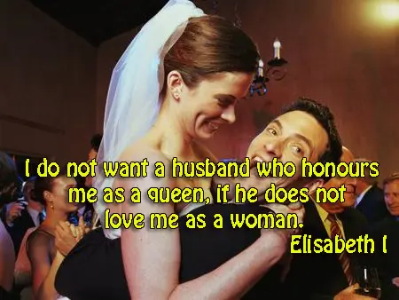 I do not want a husband who honours me as a queen, if doesn't love me as a woman.