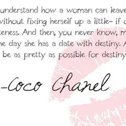 I don't understand how a woman can leave the house without fixing herself up a...