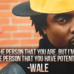 I like th person that you are , but I'm in love with the person...