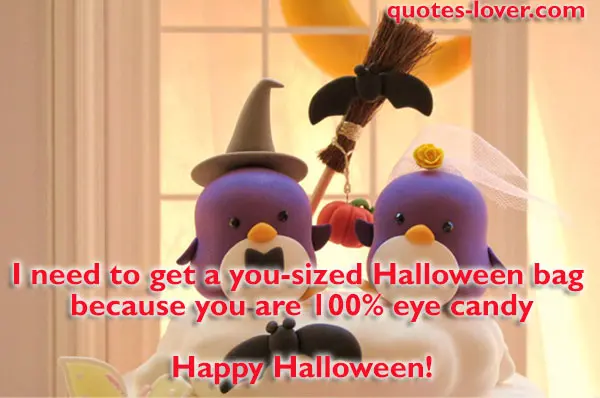 I need to get a you-sized Halloween bag  because you are 100% eye candy. Happy Halloween!