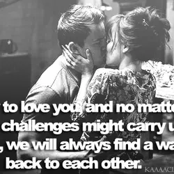 I vow to love you and no matter what challenges might carry us apart, we...