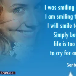 I was smiling yesterday,I am smiling today and I will smile tomorrow.Simply because life is...