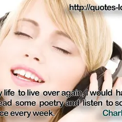 If I had my life to live over again, I would have made a rule...