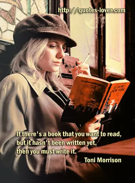 If there's a book that you want to read, but it hasn't been written yet, then you must write it.