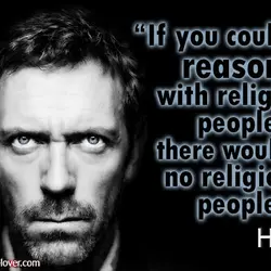If you could reason with religious people, there would be no religious people.