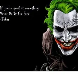 If you're good at something Never Do it for free