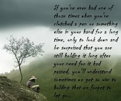 If you've ever had one of those times when you've clutched a pen or something else in your hand for a long time