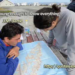 I'm not young enough to know everything.