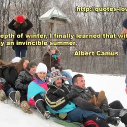 In the depth of winter, I finally learned that within me there lay an invincible...