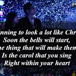 It’s beginning to look a lot like Christmas; Soon the bells will start, And the...
