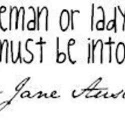The person, be it gentelman or lady, who has not pleasure in a good novel...
