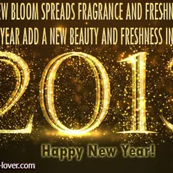 Just as a new bloom spreads fragrance and freshness around. May the new year add...