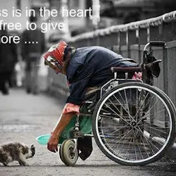 Kindness is in the heart and it's free to give - give more