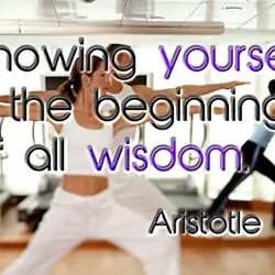 Knowing yourself is the beginning of all wisdom