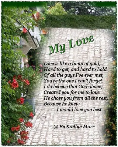 Love is like a lump of gold, Hard to get, and hard to hold. Of all the guys I've ever met, You're the one I can't forget