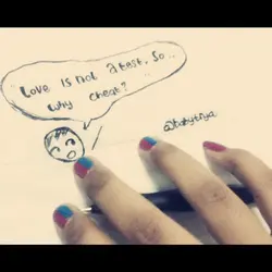 Love is not a test so why cheat?