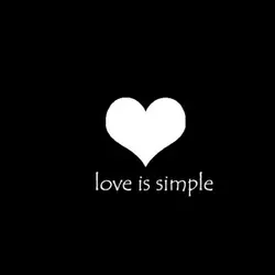 Love is simple.