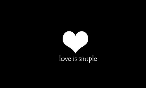 Love is simple.