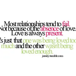Most relationships tend to fail. Not because of the absence of love. Love is always...